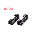 20Pcs Cable Organizer Clips Transparent Self-Adhesive Wire Management for Home Desk Office Kitchen Wire Clamp Manager