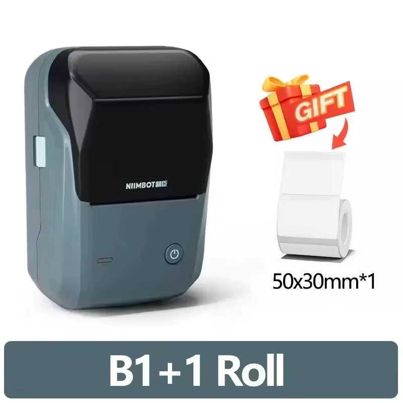 B21 Mini Portable Thermal Label Printer Mini Adhesive Sticker Printers for Home Office for Mobile Phone NEW