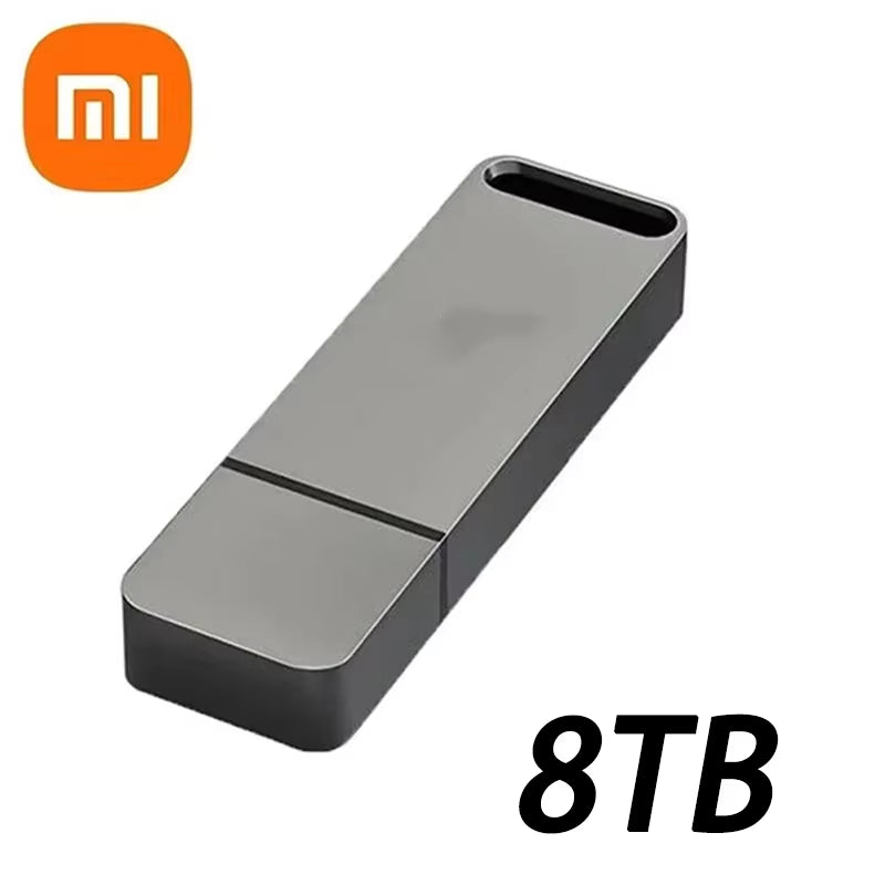 Xiaomi 16TB Metal Flash Drive USB 3.2 High Speed Pen Drive Key 8TB Type C U Flash Portable Mini SSD Memory Waterproof U Drive
